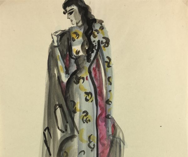 Fashion Original Art - Fashion, Gisele Tanalias, c.1975