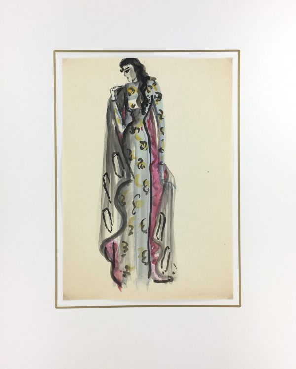 Fashion Original Art - Fashion, Gisele Tanalias, c.1975