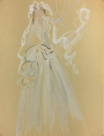 Fashion Original Art - Fashion, Gisele Tanalias, c.1975