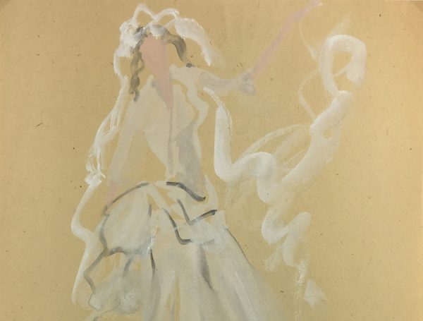 Fashion Original Art - Fashion, Gisele Tanalias, c.1975
