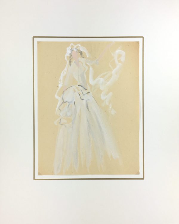 Fashion Original Art - Fashion, Gisele Tanalias, c.1975
