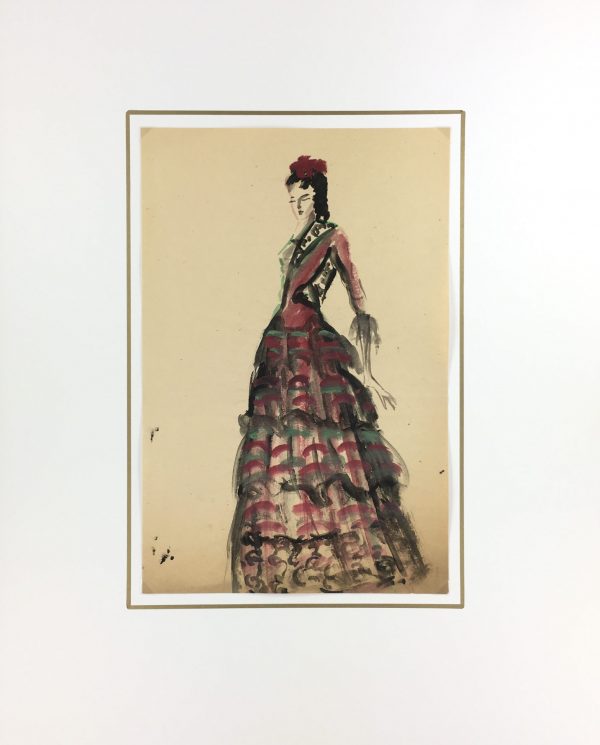 Fashion Original Art - Fashion, Gisele Tanalias, c.1975
