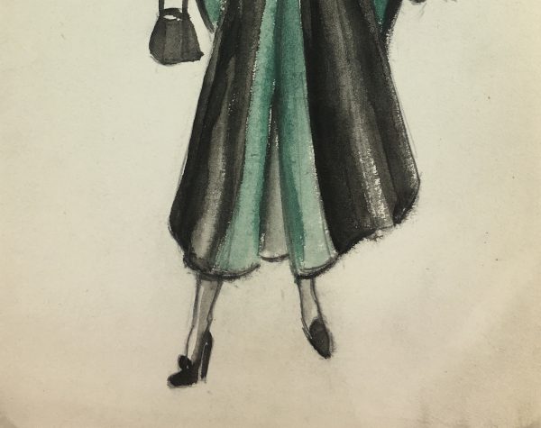 Fashion Original Art - Fashion, Gisele Tanalias, c.1975