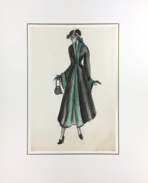 Fashion Original Art - Fashion, Gisele Tanalias, c.1975