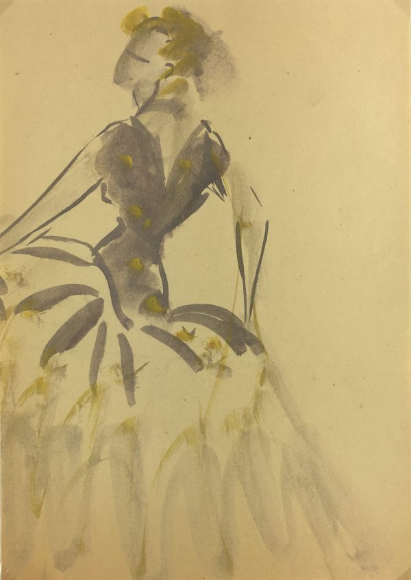 Fashion Original Art - Fashion, Gisele Tanalias, c.1975