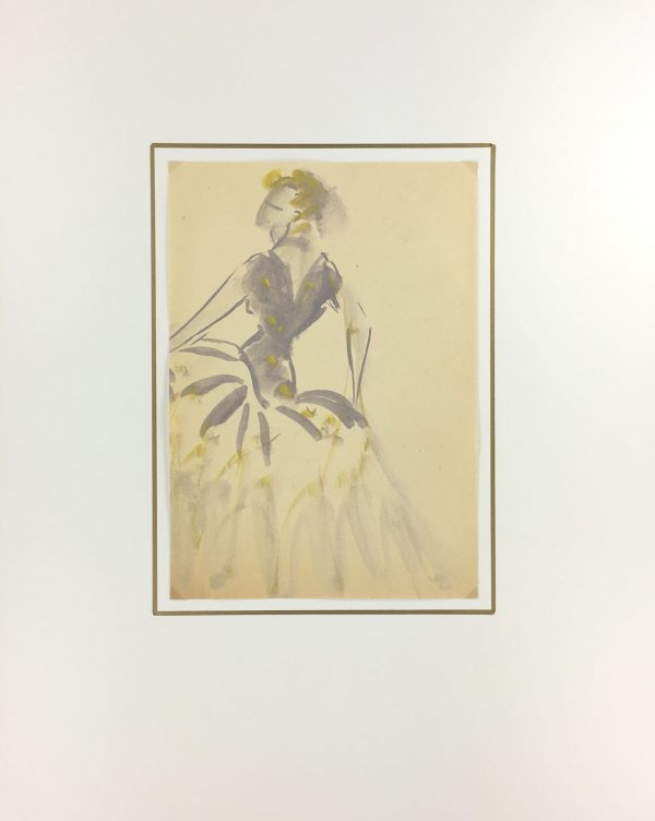 Fashion Original Art - Fashion, Gisele Tanalias, c.1975