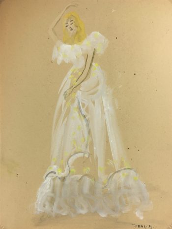 Fashion Original Art - Fashion, Gisele Tanalias, c.1975