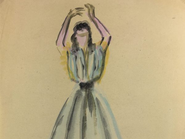 Fashion Original Art - Fashion, Gisele Tanalias, c.1975