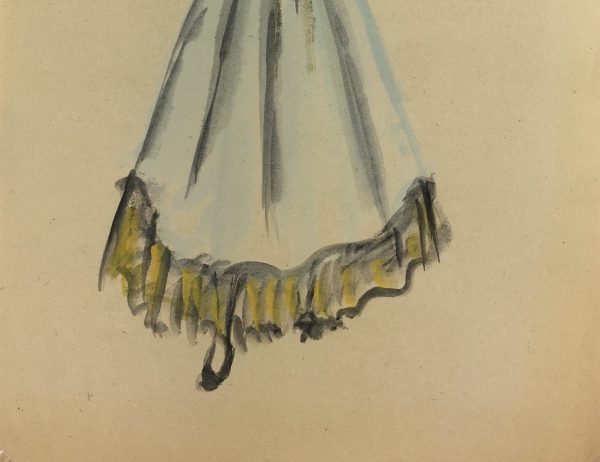 Fashion Original Art - Fashion, Gisele Tanalias, c.1975
