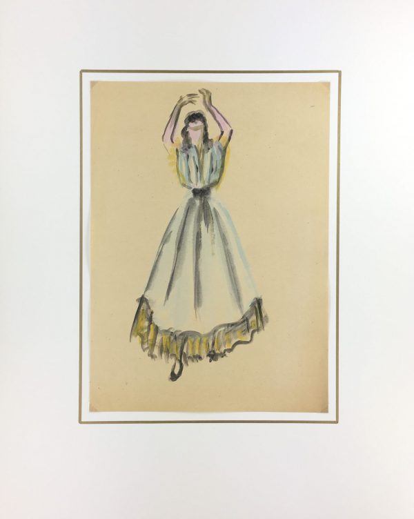 Fashion Original Art - Fashion, Gisele Tanalias, c.1975