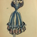 Fashion Original Art - Fashion, Gisele Tanalias, c.1975