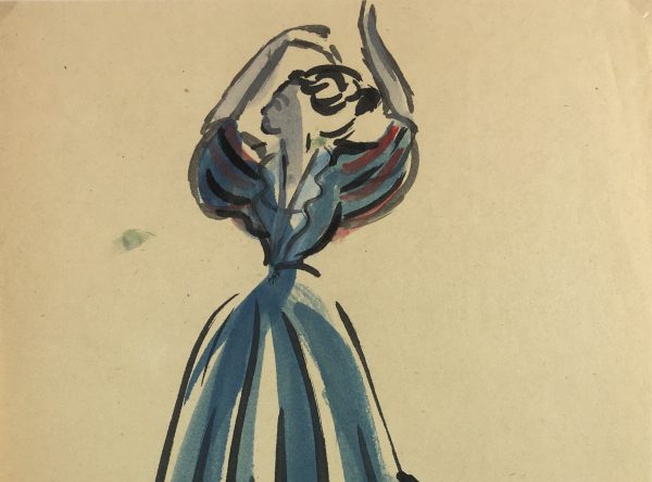 Fashion Original Art - Fashion, Gisele Tanalias, c.1975
