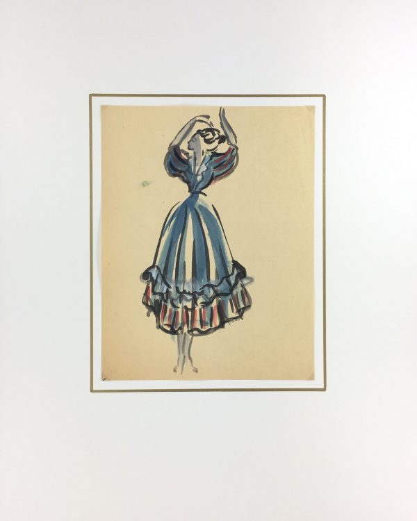 Fashion Original Art - Fashion, Gisele Tanalias, c.1975