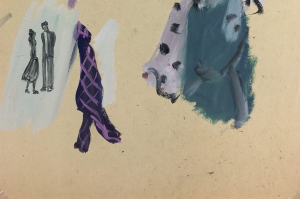 Fashion Original Art - Fashion, Gisele Tanalias, c.1975