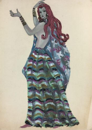 Fashion Original Art - Fashion, Gisele Tanalias, c.1975