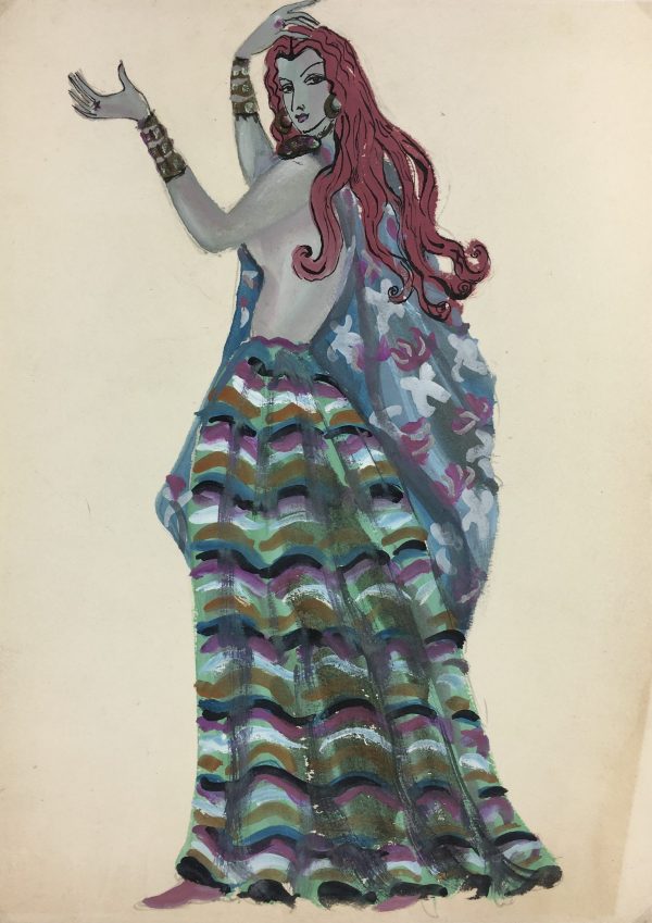 Fashion Original Art - Fashion, Gisele Tanalias, c.1975