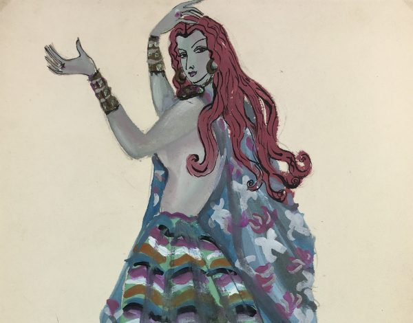 Fashion Original Art - Fashion, Gisele Tanalias, c.1975