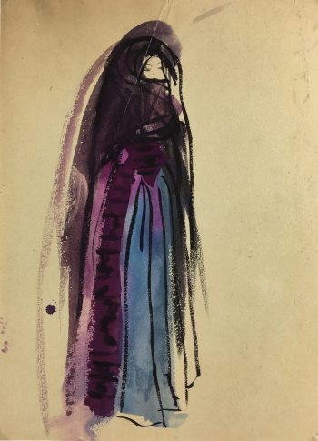Fashion Original Art - Fashion, Gisele Tanalias, c.1975