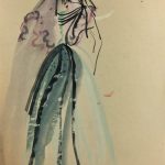 Fashion Original Art - Fashion, Gisele Tanalias, c.1975