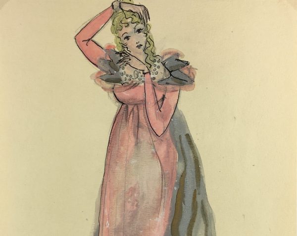 Fashion Original Art - Fashion, Gisele Tanalias, c.1975