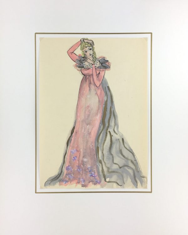 Fashion Original Art - Fashion, Gisele Tanalias, c.1975