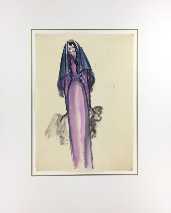 Fashion Original Art - Fashion, Gisele Tanalias, c.1975