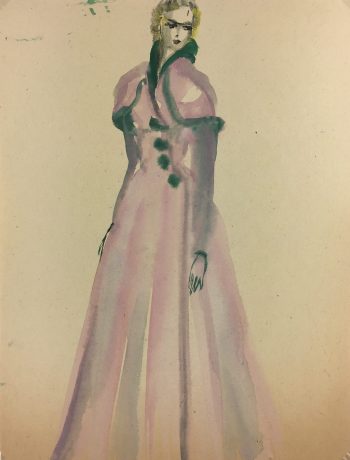 Fashion Original Art - Fashion , Gisele Tanalias, c.1975