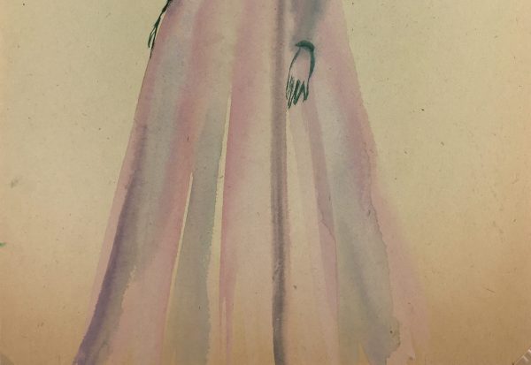 Fashion Original Art - Fashion , Gisele Tanalias, c.1975