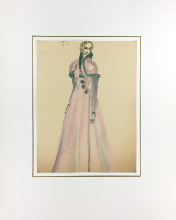 Fashion Original Art - Fashion , Gisele Tanalias, c.1975