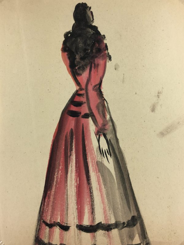 Fashion Original Art - Fashion, Gisele Tanalias, c.1975