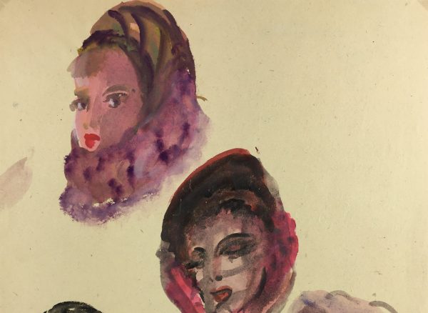 Fashion Original Art - Fashion, Gisele Tanalias, c.1975