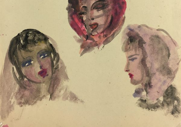 Fashion Original Art - Fashion, Gisele Tanalias, c.1975