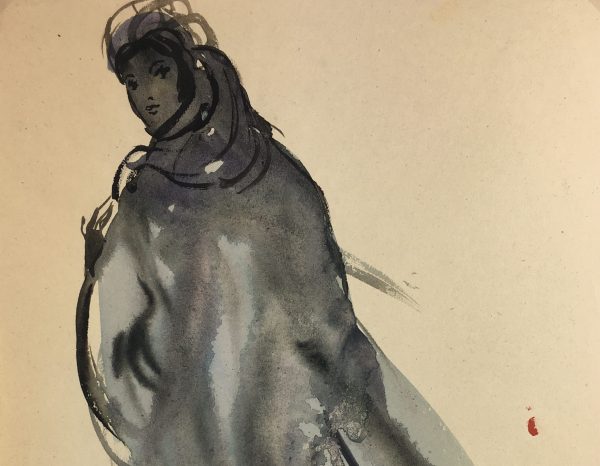 Fashion Original Art - Fashion, Gisele Tanalias, c.1975