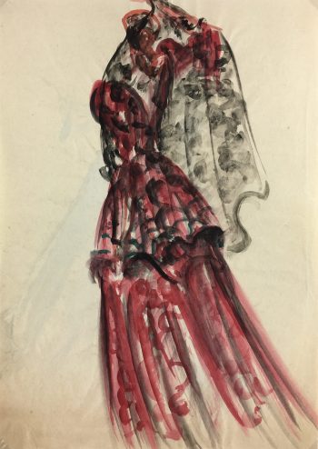 Fashion Original Art - Fashion, Gisele Tanalias, c.1975