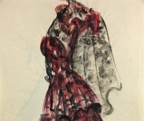 Fashion Original Art - Fashion, Gisele Tanalias, c.1975