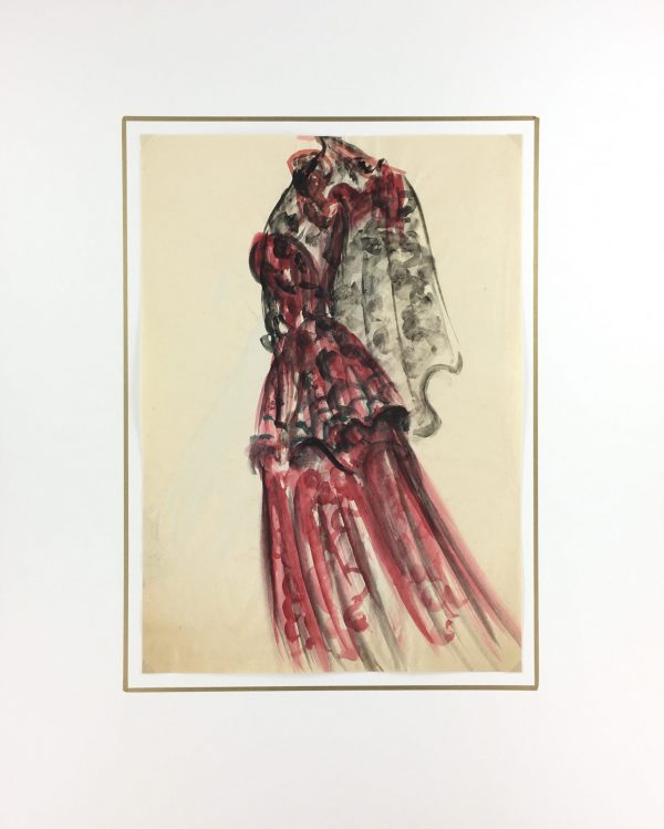 Fashion Original Art - Fashion, Gisele Tanalias, c.1975