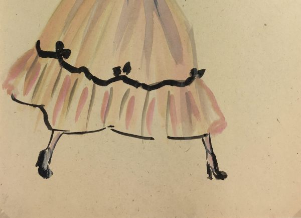 Fashion Original Art - Fashion, Gisele Tanalias, c.1975