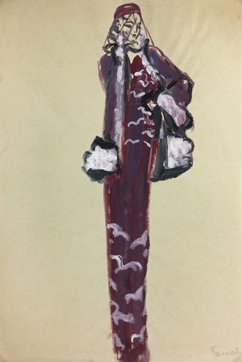 Fashion Original Art - Fashion, Gisele Tanalias, c.1975