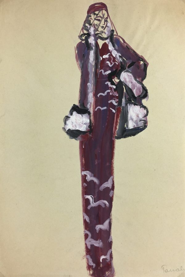 Fashion Original Art - Fashion, Gisele Tanalias, c.1975