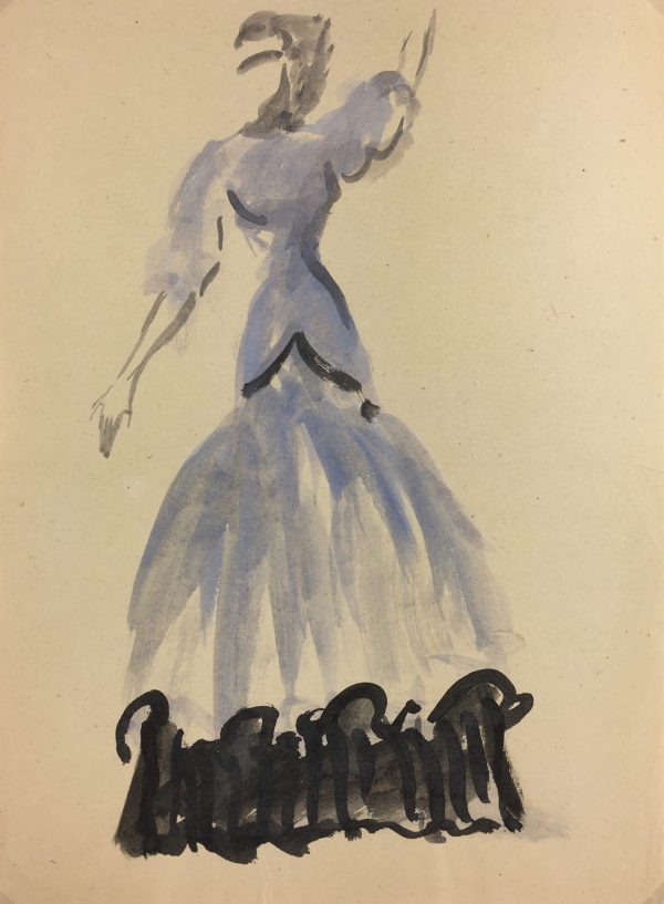 Fashion Original Art - Fashion, Gisele Tanalias, c.1975