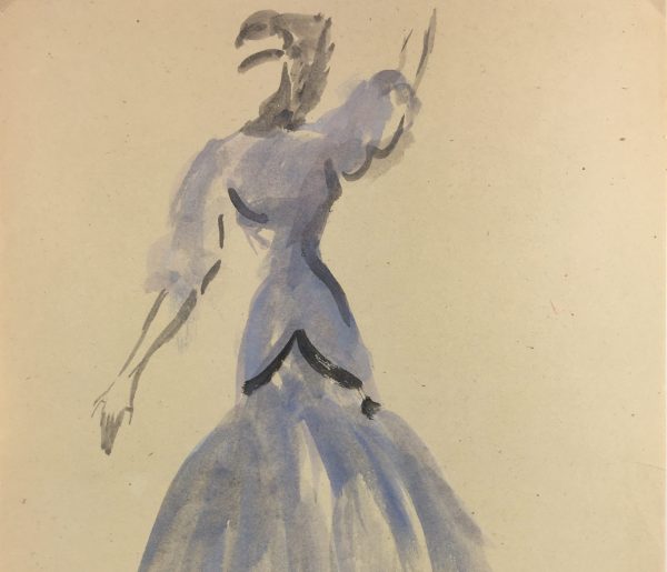 Fashion Original Art - Fashion, Gisele Tanalias, c.1975