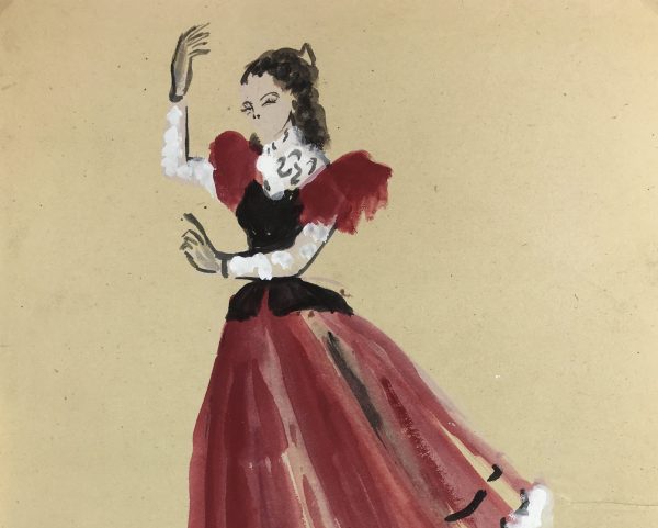 Fashion Original Art - Fashion, Gisele Tanalias, c.1975
