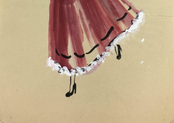 Fashion Original Art - Fashion, Gisele Tanalias, c.1975