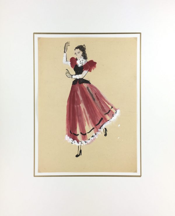 Fashion Original Art - Fashion, Gisele Tanalias, c.1975