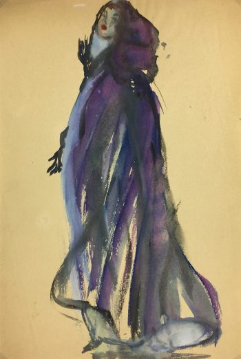 Fashion Original Art - Fashion, Gisele Tanalias, c.1975