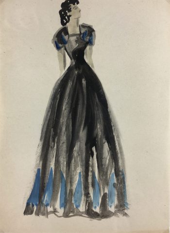 Fashion Original Art - Fashion, Gisele Tanalias, c.1975