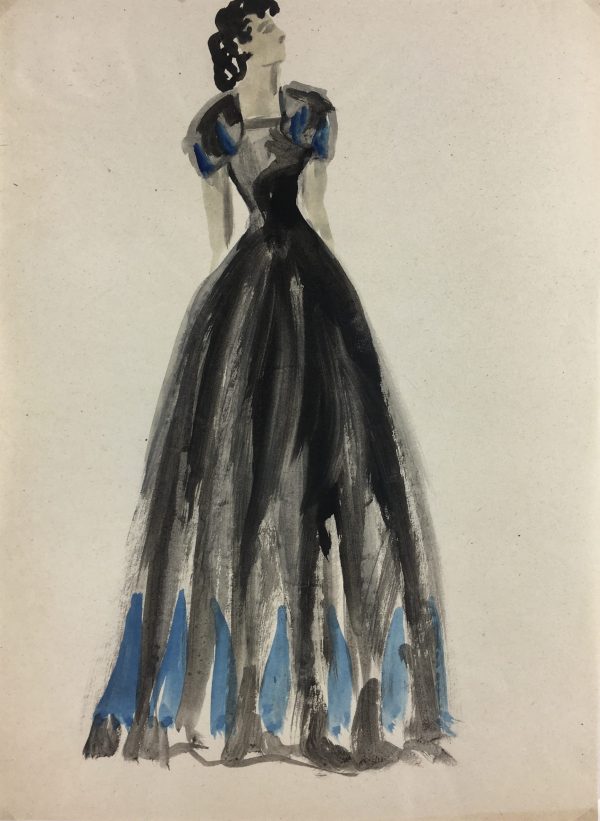 Fashion Original Art - Fashion, Gisele Tanalias, c.1975