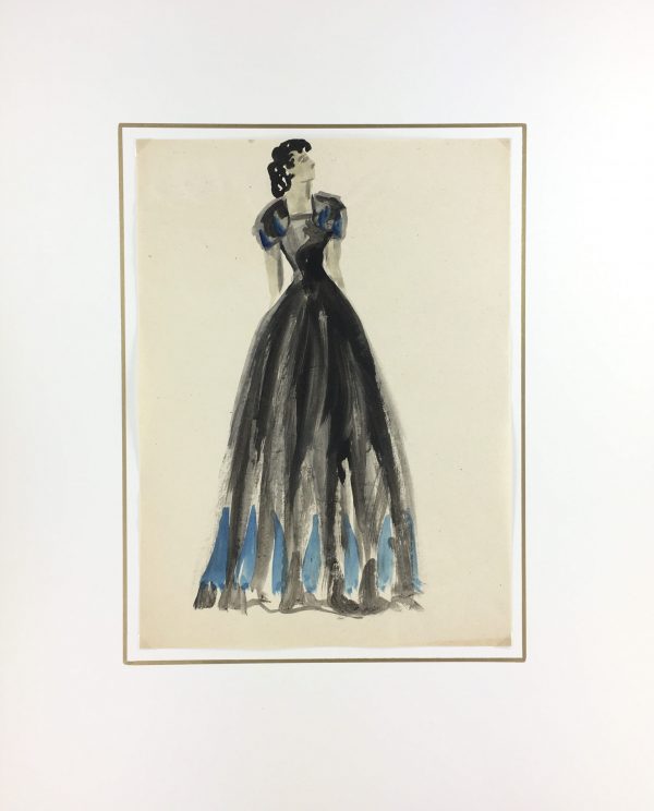 Fashion Original Art - Fashion, Gisele Tanalias, c.1975