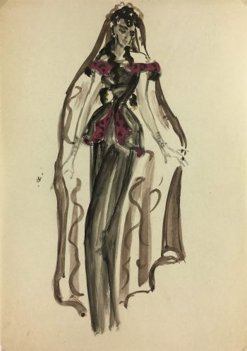 Fashion Original Art - Fashion, Gisele Tanalias, c.1975