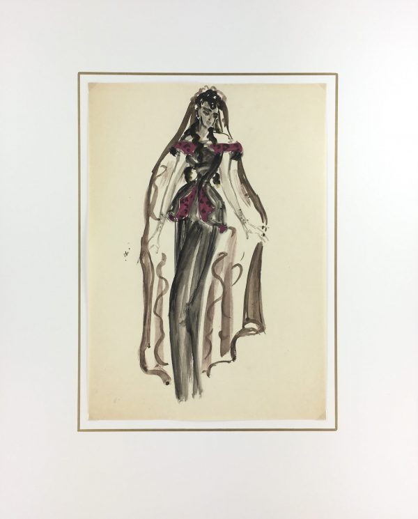 Fashion Original Art - Fashion, Gisele Tanalias, c.1975